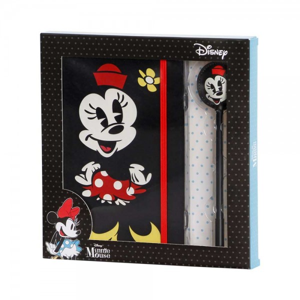 Komplektas: knygelė+rašiklis Disney Minnie 22 cm